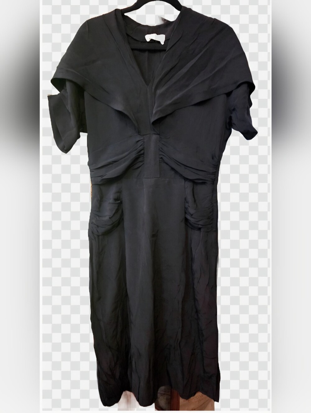 1940s Larry Aldrich Femme Fatale Dress